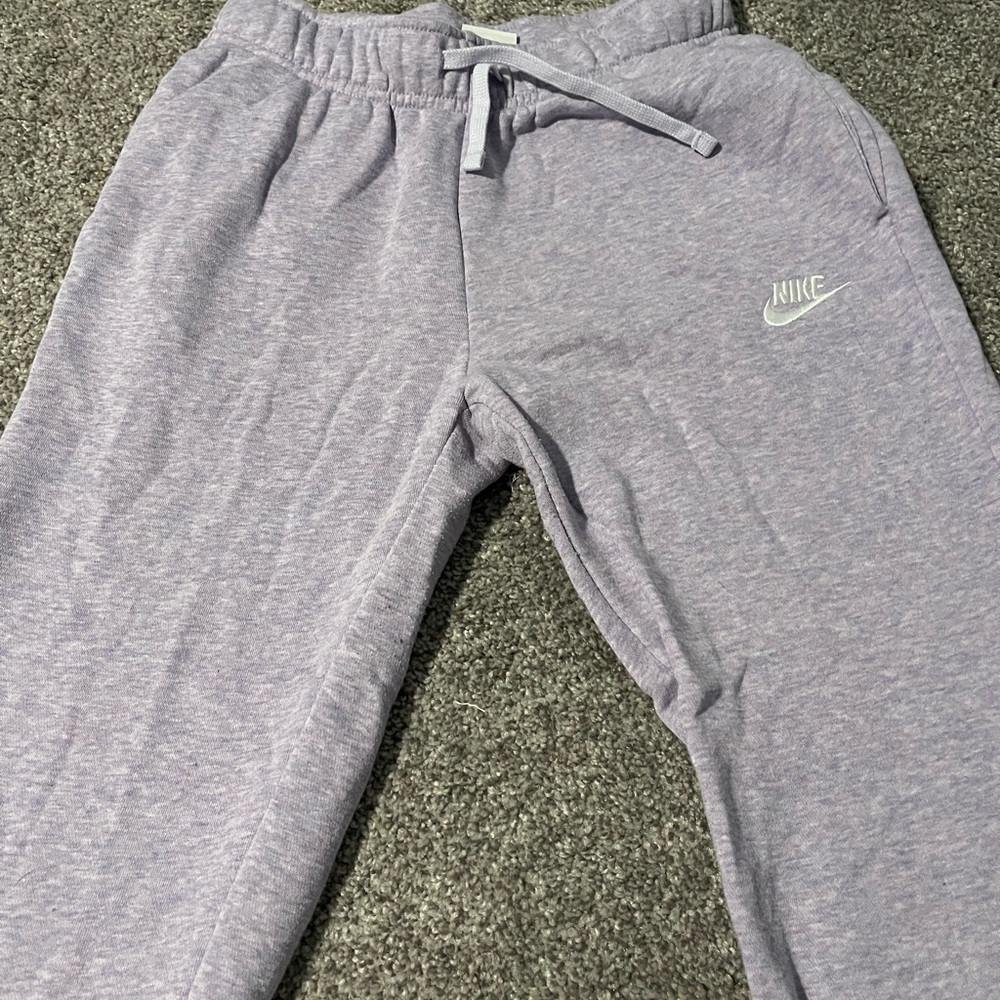 Nike joggers. Heathered lavender color. GUC